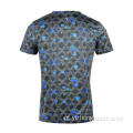 T-shirt com ajuste seco de absorção de umidade Star Blue